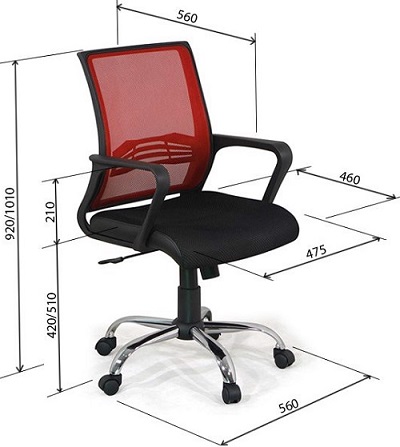 Thiết kế Ghế xoay chân mạ Cr+Ni GONC24