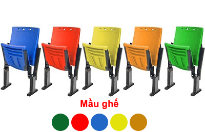Ghế đa năng nhà thi đấu mặt ngồi có thể tự gấp lại khi không có người ngồi Gauss HSY 211