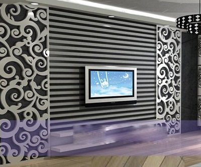 Vách ngăn trang trí họa tiết hoa văn đẹp VG164 hiện đại GHO-537