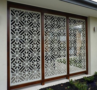 Vách gỗ trang trí họa tiết gạch bông mang vẻ đẹp kinh điển GHO-593
