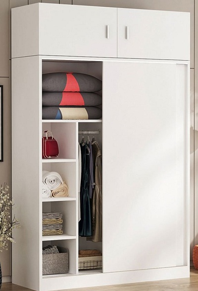 Tủ đựng quần áo 2 cánh lùa gỗ công nghiệp GMDF226 ghs-51087