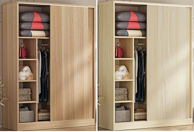 Tủ đựng quần áo 2 cánh lùa gỗ công nghiệp GMDF226 ghs-51087