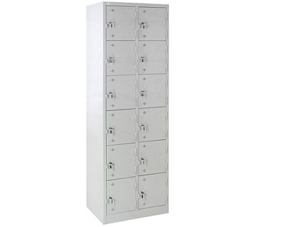 Tủ văn phòng sắt sơn tĩnh điện 12 khoang có khóa TVPONC84 TS16+1