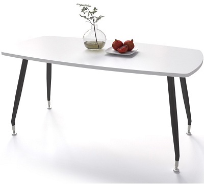 Bàn ăn mặt gỗ Melamine chân sắt sơn tĩnh điện CONC73 BA231A-14