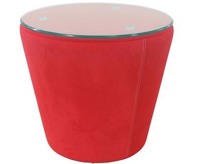 Bàn sofa mặt kính cường lục Φ60cm PAONC64 bsp06