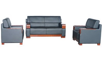 Bộ ghế sofa phòng khách bọc da PU ốp gỗ GSFONC18 sp02