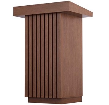 Bục tượng bác gỗ MFC phủ Melamine BPONC02 sang trọngBTB-01
