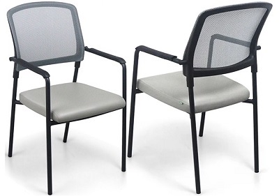 Ghế chân thép sơn tĩnh điện lưng nhựa bọc lưới CQONC33 GT233