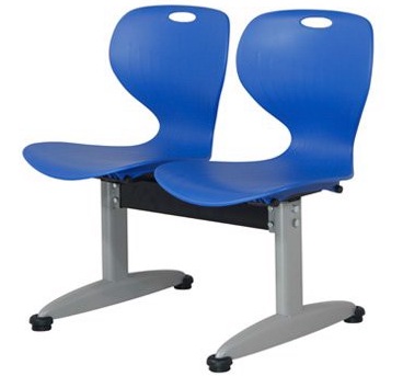 Băng ghế chờ 2 chỗ mặt nhựa đúc GBONC09 kiểu dáng thời trang GC02-2