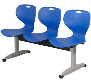 Băng ghế chờ 3 chỗ mặt nhựa đúc sang trọng GBONC10 GC02-3