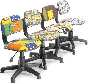 Ghế xoay học sinh chống gù lưng chân cố định GONC94 ghs02