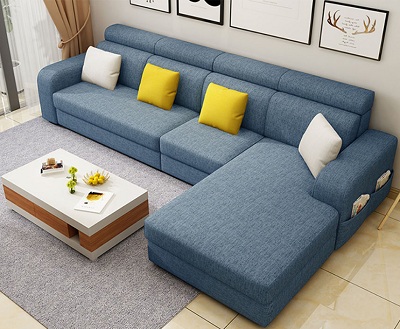 Ghế sofa chữ L sang trọng hiện đại GSF33 Thiết kế sang trọng