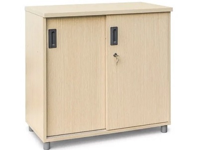 Tủ tài liệu gỗ cánh lùa 1 đợt TVPONC120 Có một đợt chia khoang ở giữa TGL02