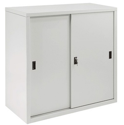 Tủ sắt cánh lùa kính 1 khoang 2 giá đỡ TVPONC98 tl02-tl02a