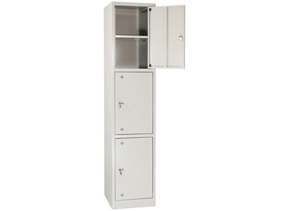 Tủ hồ sơ sắt sơn ghi 3 khoang cánh mở 3 đợt TVPONC79 ts13