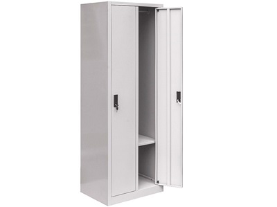 Tủ sắt cánh mở 2 khoang có khóa TVPONC86 treo quần áo ts17-1