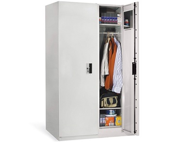 Tủ quần áo sắt sơn tĩnh điện màu ghi 2 buồng, 5 đợt TVPONC95 tst2