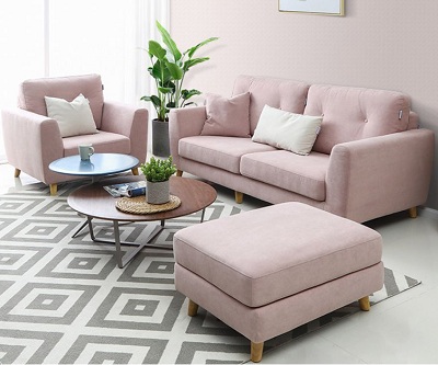 Ghế sofa bọc nỉ tiện dụng đa năng GSF86 sofa đơn, văng, góc