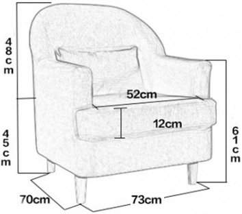 Ghế sofa kiểu dáng nhỏ gọn