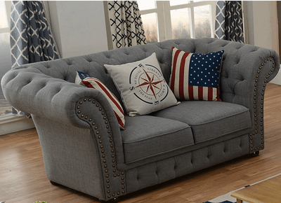 Ghế sofa đẹp tân cổ điển bọc nỉ GSF128 sang trọng hiện đại