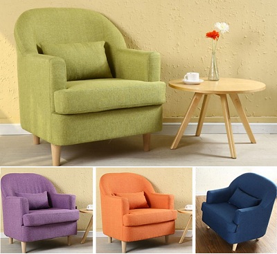 Thiết kế Ghế sofa bọc nỉ Kích thước 73x70x93cm Dài x Rộng X Cao GSF228