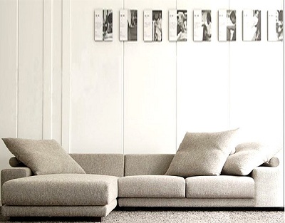 Bộ ghế sofa góc L phòng khách bọc nỉ GSF220 sang trọng