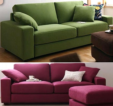 Ghế sofa bọc nỉ văng dài 162cm GSF210 kê phòng khách