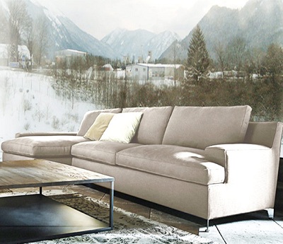 Ghế sofa góc L đẹp bọc nỉ cao cấp GSF176 thiết kế sang trọng