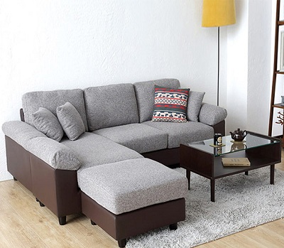 Ghế sofa bọc vải nỉ đẹp giá rẻ hiện đại GSF175