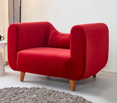 Ghế sofa đơn gia đình sang trọng GSF93 hình chữ U tạo điểm nhấn