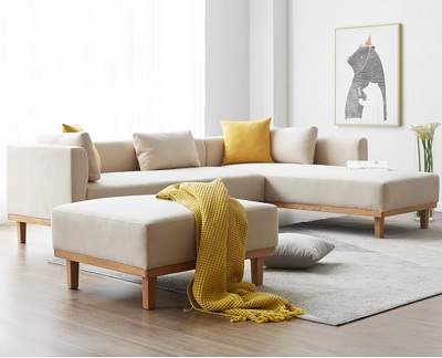 Ghế sofa nỉ thiết kế đẹp GSF78 tính thẩm mỹ cao hiện đại