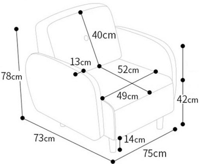 Mẫu thiết ghế sofa đôn nhỏ