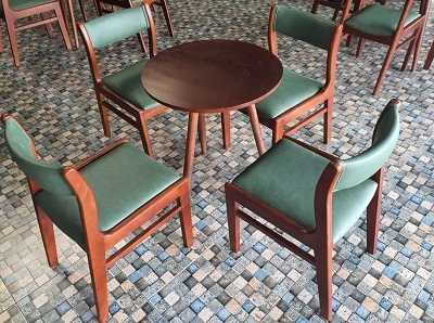 Ghế cafe Benla bọc da g10