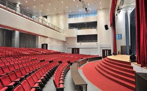 Góc nhìn tổng thể hệ thống ghế hội trường Kotobuki Sea TSA-712638, TSA-712639