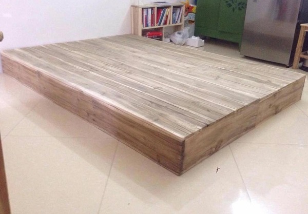 át phản bệt gỗ tự nhiên PG03 Cao 20 x rộng 120 160 180 x dài 200 cm